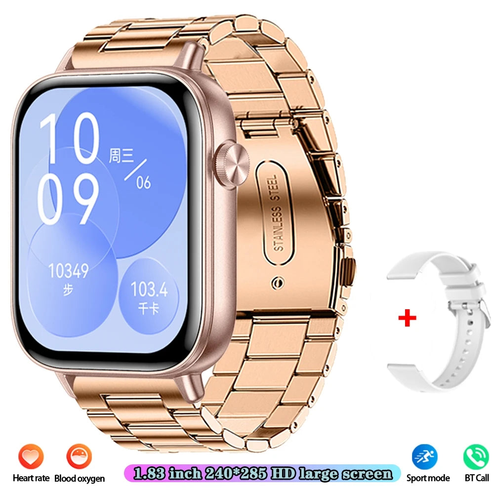 2025 For HUAWEI Watch FIT 3 Smart Watch Men's Bluetooth Talk Fitness Tracker Sports Watches Fashion Women Smartwatch For Xiaomi