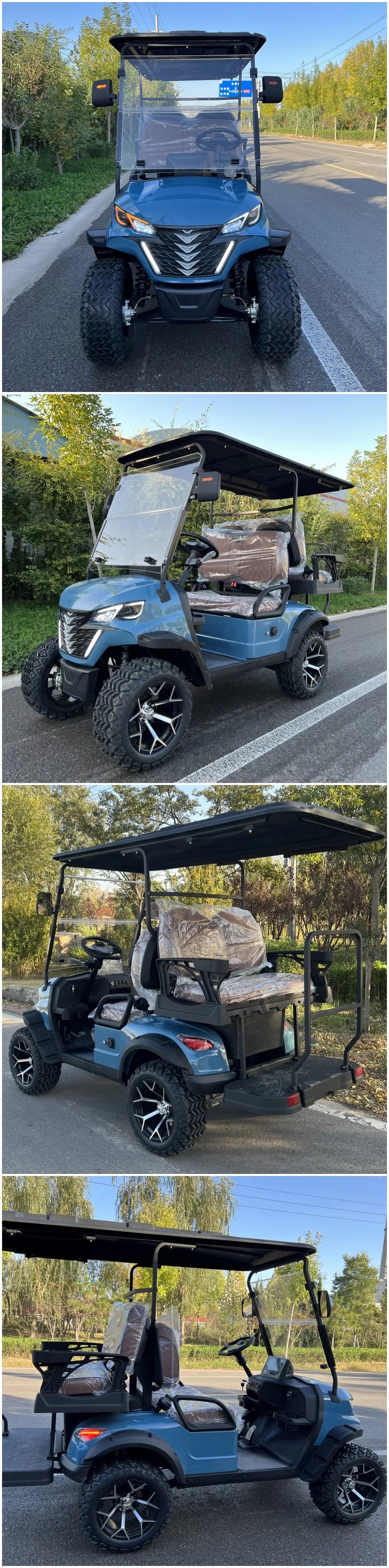 2025 Powerful 4 Wheel Club Car 5000W Motor Golf Buggy Cart Rapid Delivery Electric Car Street Legal