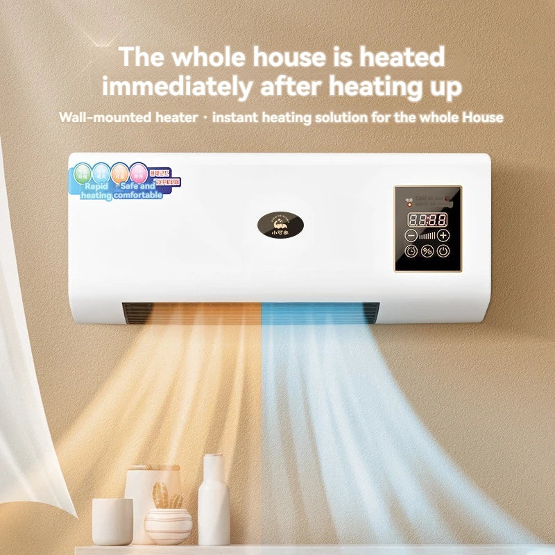 Dual use mobile small air conditioner, bathroom heater, household bedroom wall mounted electric heater, and heat