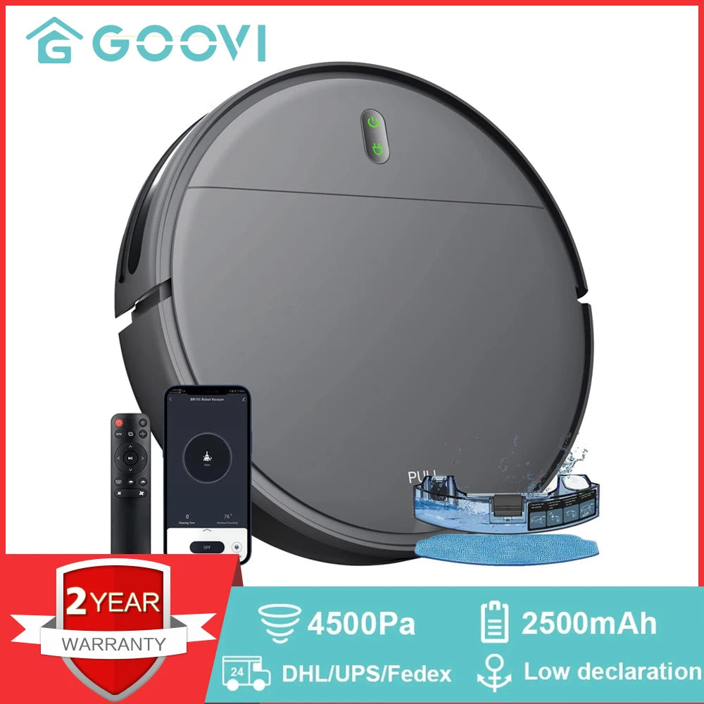 2500mAh Battery 3in1 Mopping Sweeping Suction Smart Home Support Wifi