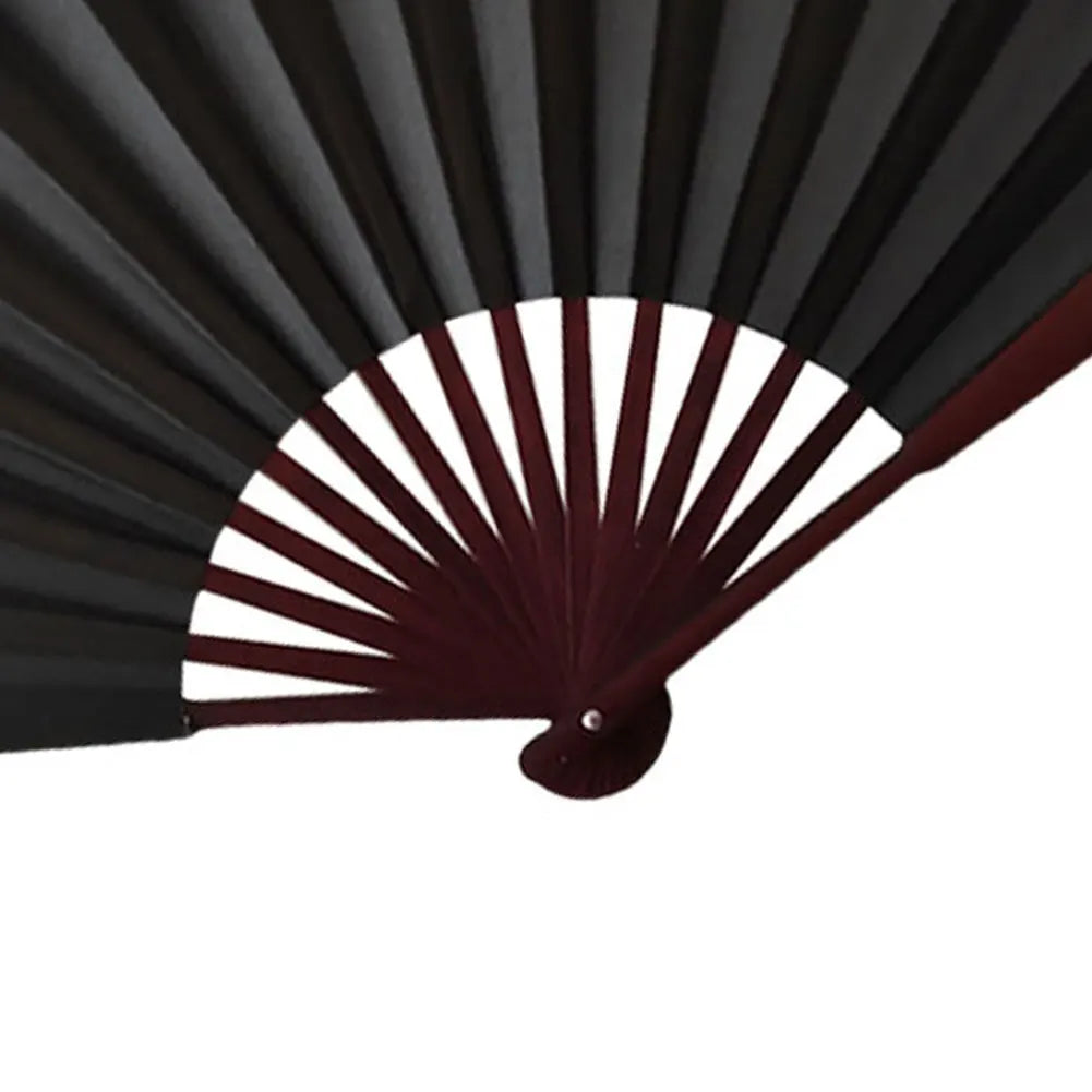 10 Inch Folding Fan Antiquity DIY Painting Fan Blank Handheld Fan Chinese for Home Dancing Party Wedding Decoration
