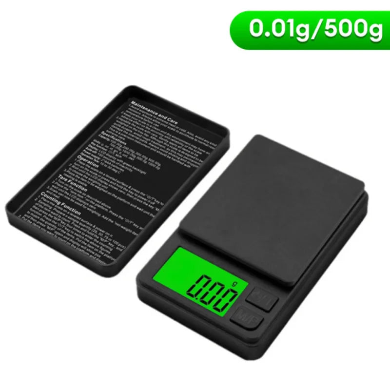 Digital Gram Food Jewelry Ounces/Grains Scale with Backlit LCD - Mini Scale for Travel
