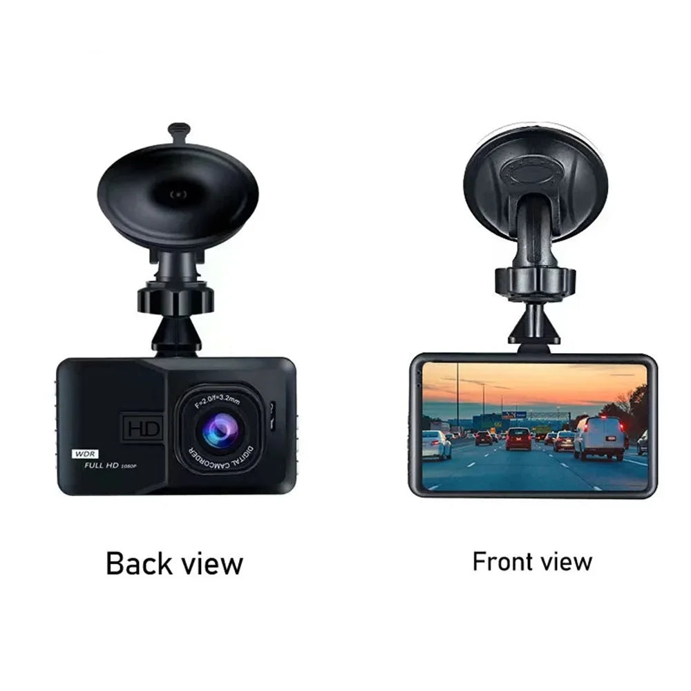 G-sensor Dual-Channel Dash camera Vehicle Video Recorder Night Vision Car Camera Dashcam DVR Rear