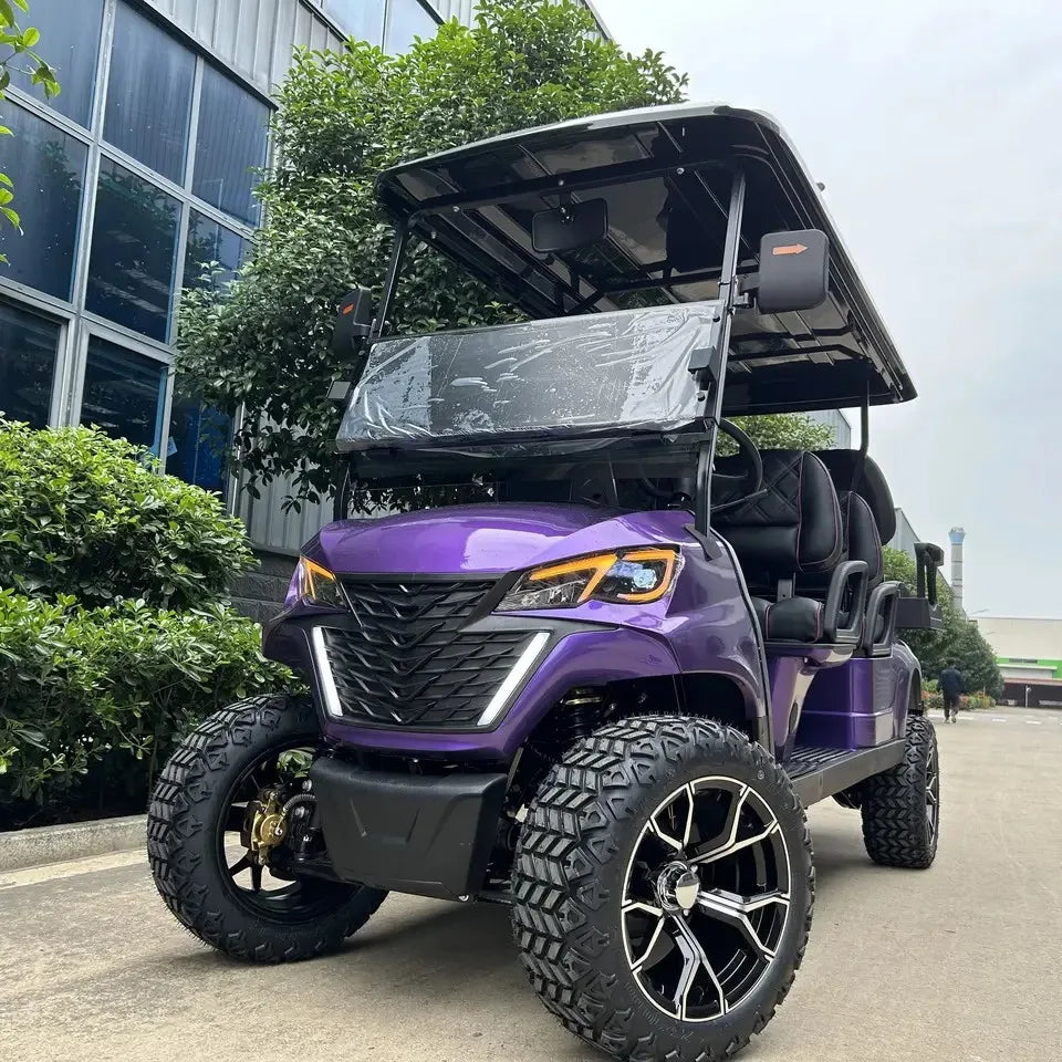 2025 Powerful 4 Wheel Club Car 5000W Motor Golf Buggy Cart Rapid Delivery Electric Car Street Legal