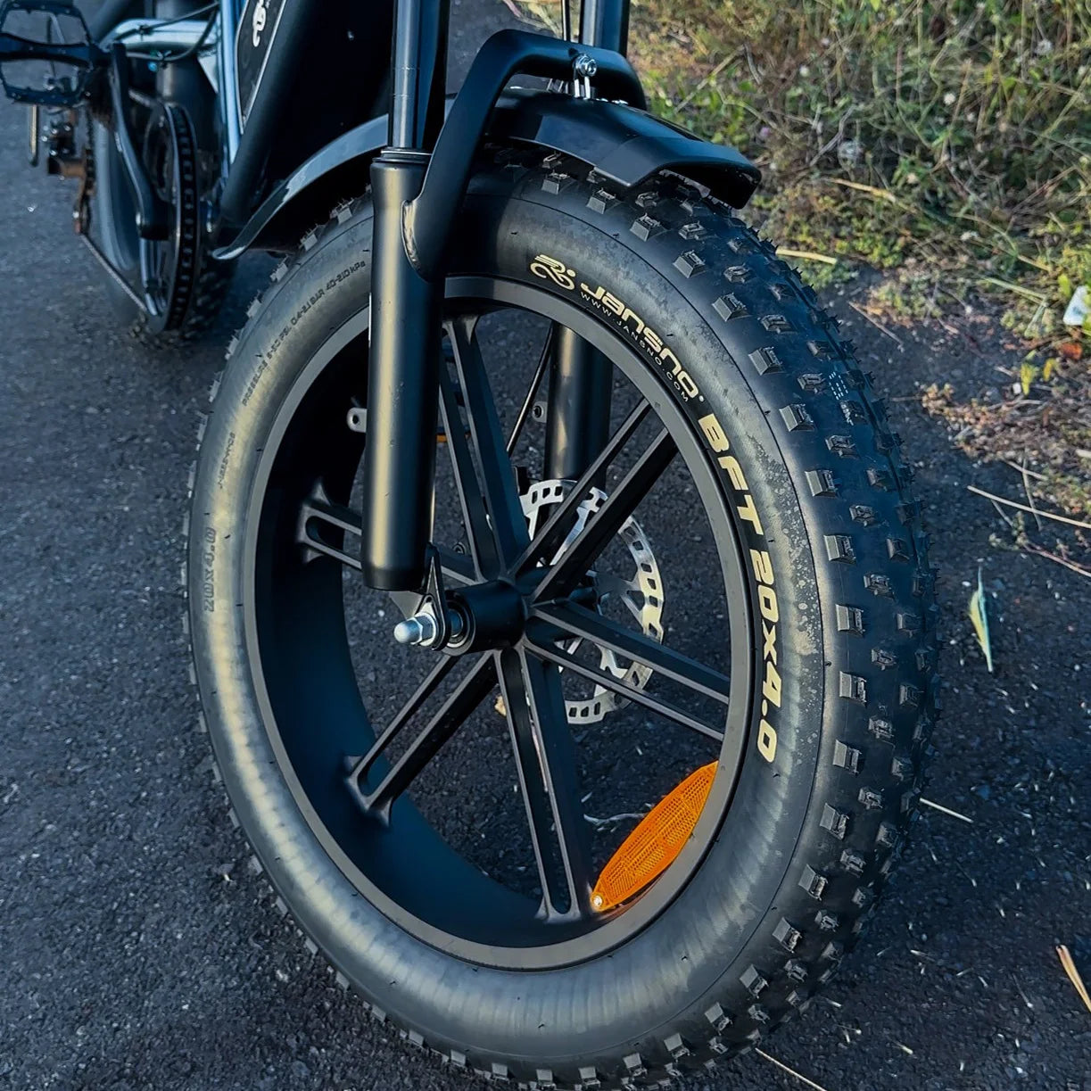 Adults Electric Bike JANSNO X50 750W 48V14AH Removable battery Accessori Fat Tire 20" Off Road Mountain Ebike Moped Style Ebike