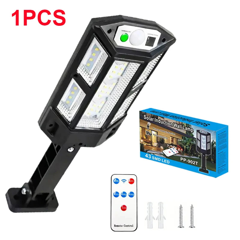 NEWEST Upgrade Powerful Solar Led Lights Outdoor Solar Lamp