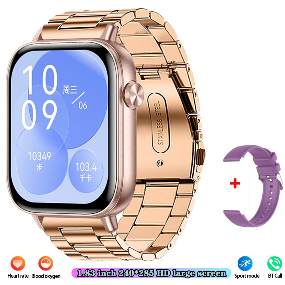 2025 For HUAWEI Watch FIT 3 Smart Watch Men's Bluetooth Talk Fitness Tracker Sports Watches Fashion Women Smartwatch For Xiaomi