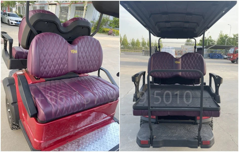 2025 Powerful 4 Wheel Club Car 5000W Motor Golf Buggy Cart Rapid Delivery Electric Car Street Legal