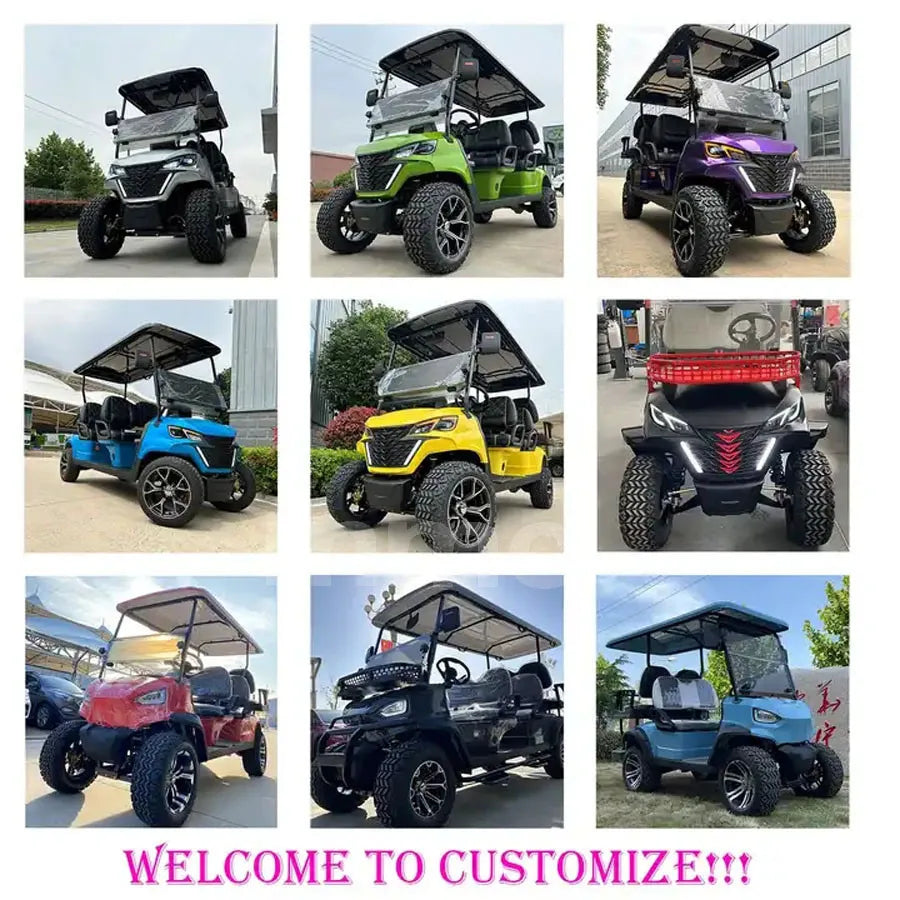 Sale 2 4 6 8 Seats Utility Vehicle48V/72V Off-road Buggy Utility Cart Park 4000/5000/7000W Electric Golf Scooter Cart