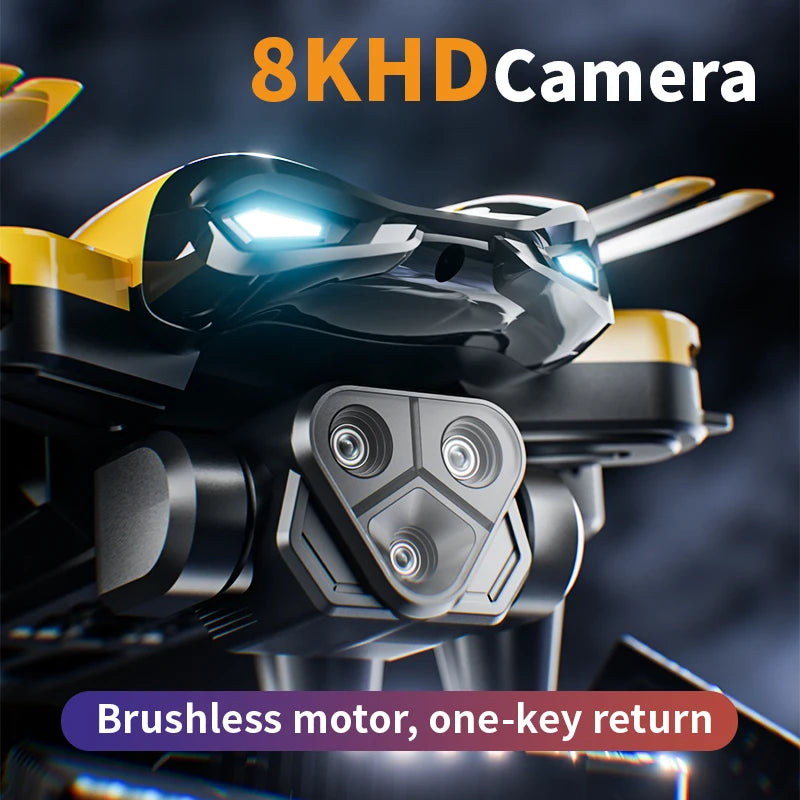 New M5 Max Drone 8K Professional 4K HD Camera Wide Angle Optical RC Quadcopter