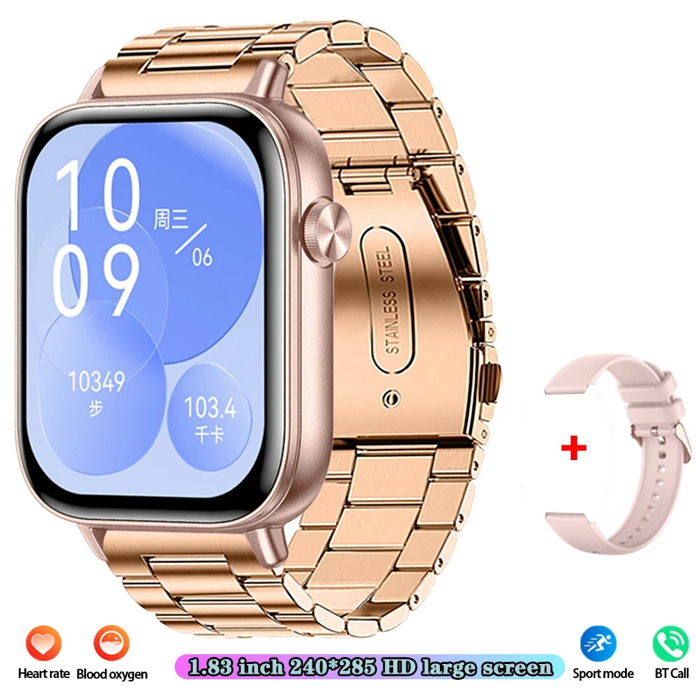 2025 For HUAWEI Watch FIT 3 Smart Watch Men's Bluetooth Talk Fitness Tracker Sports Watches Fashion Women Smartwatch For Xiaomi