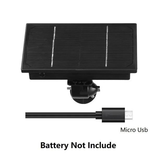 Outdoor 5V/12V Solar Power Panel Built-in Battery 6000mAh