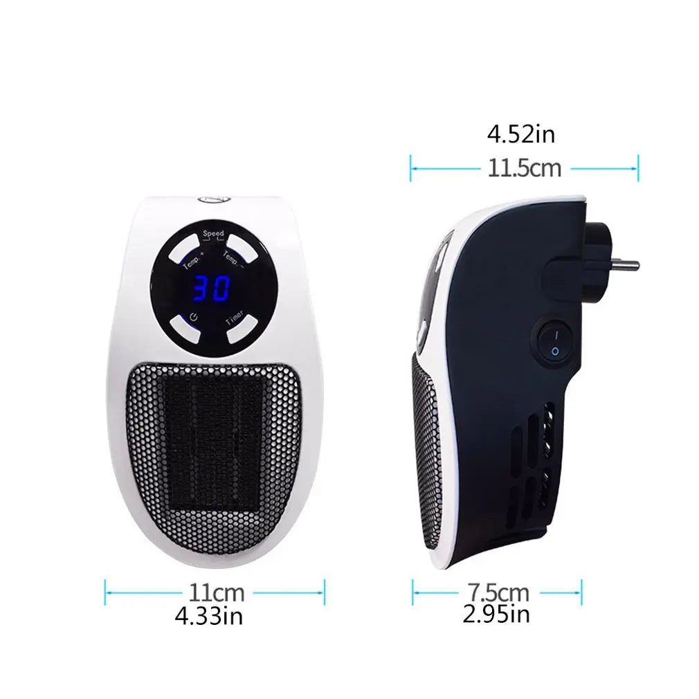 Portable Heater Electric Heater Plug In Wall Room Heater Home Appliance Heating Stove Mini Radiator Remote