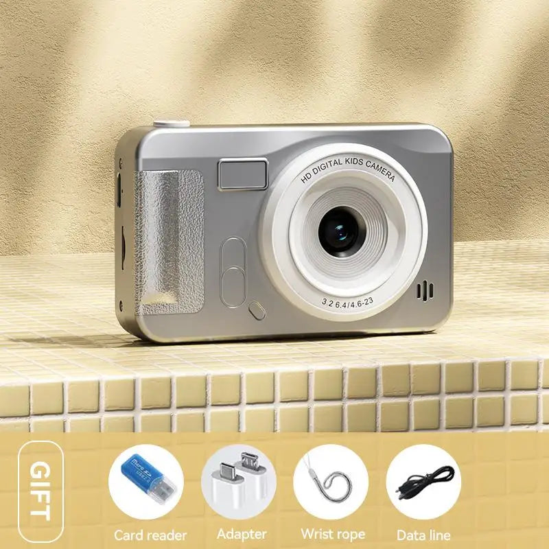 40MP 1080P Camera with Lanyard 8X Zoom Anti Shake 4K HD Auto Focus