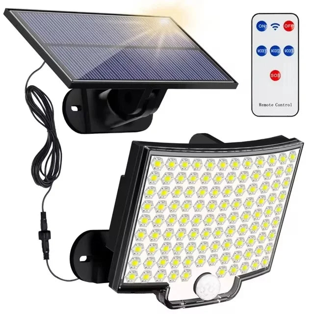 Super Bright 106 LED Solar Split Wall Lamp 3 Modes Solar Lamp