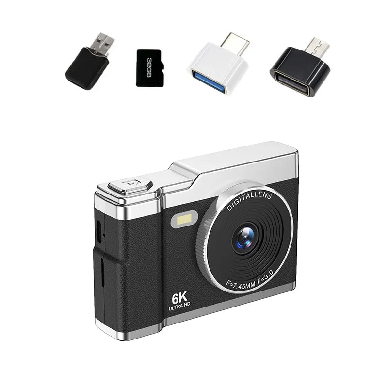 Digital Camera 6400W Pixel Student CCD Portable Campus Mini Camera