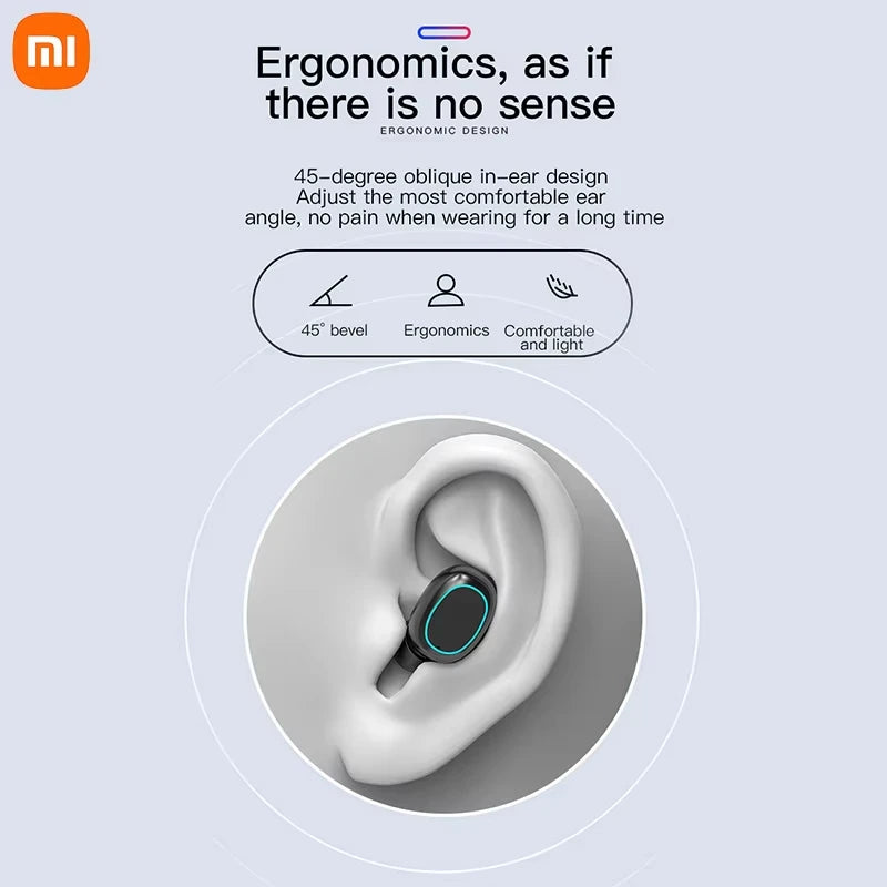 In Ear Earbuds TWS Bluetooth Headphones 8D Sound Gaming Waterproof LED Display With Mic
