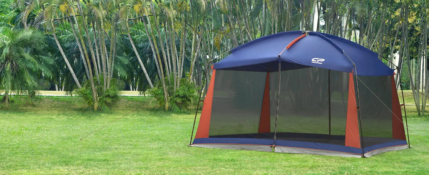 Screen House Room Camping Tent 12 x 10 Ft Canopy Tent Screen Shelter Gazebos Outdoor
