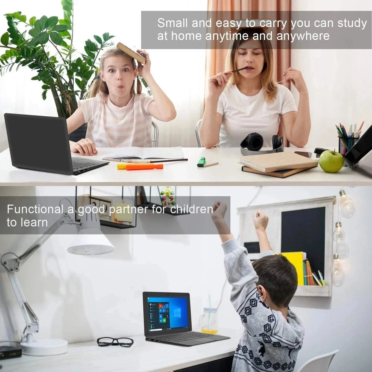 10.3 Inch Laptop Android 12.0 Computer Quad Core 2G RAM+64GB ROM Mini Laptop