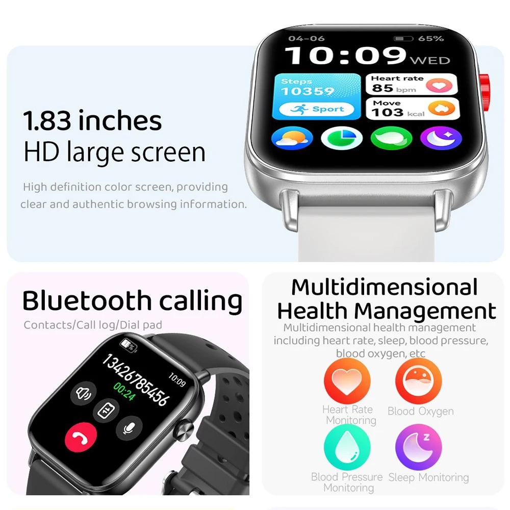 2025 For HUAWEI Watch FIT 3 Smart Watch Men's Bluetooth Talk Fitness Tracker Sports Watches Fashion Women Smartwatch For Xiaomi