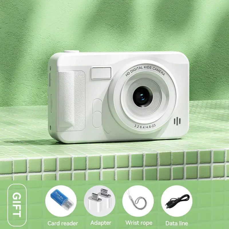40MP 1080P Camera with Lanyard 8X Zoom Anti Shake 4K HD Auto Focus