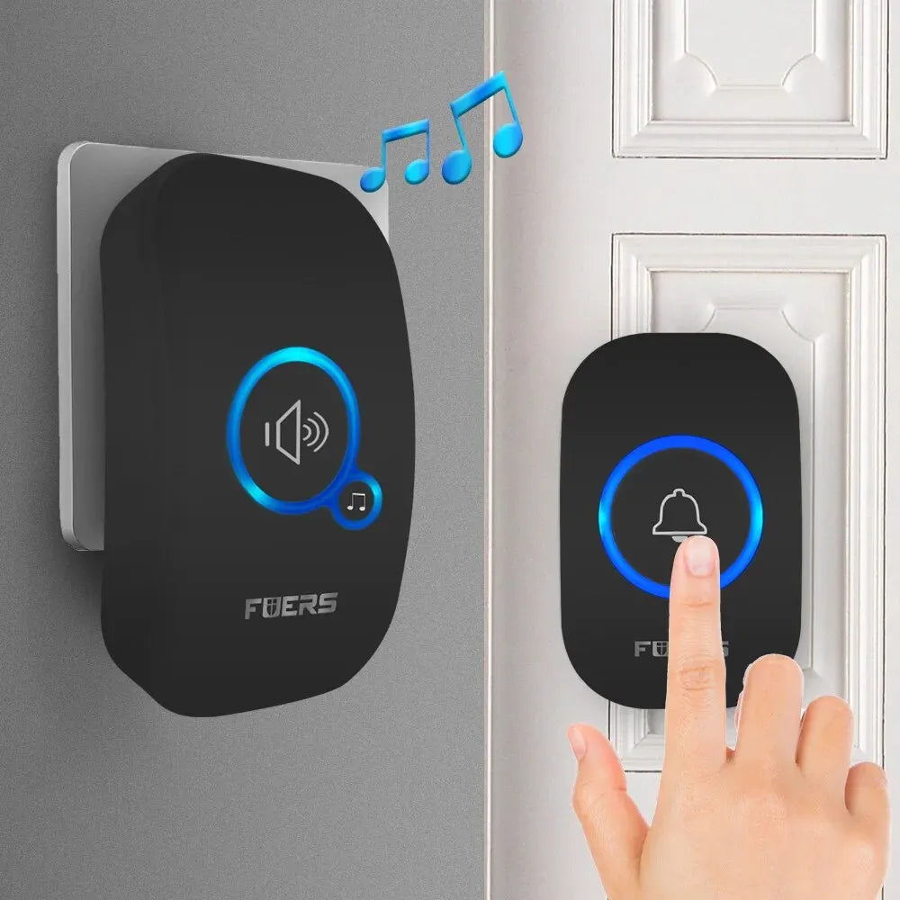 Wireless Doorbell 1000ft Loud Enough With 4 Volume Levels Door Welcome Chimes