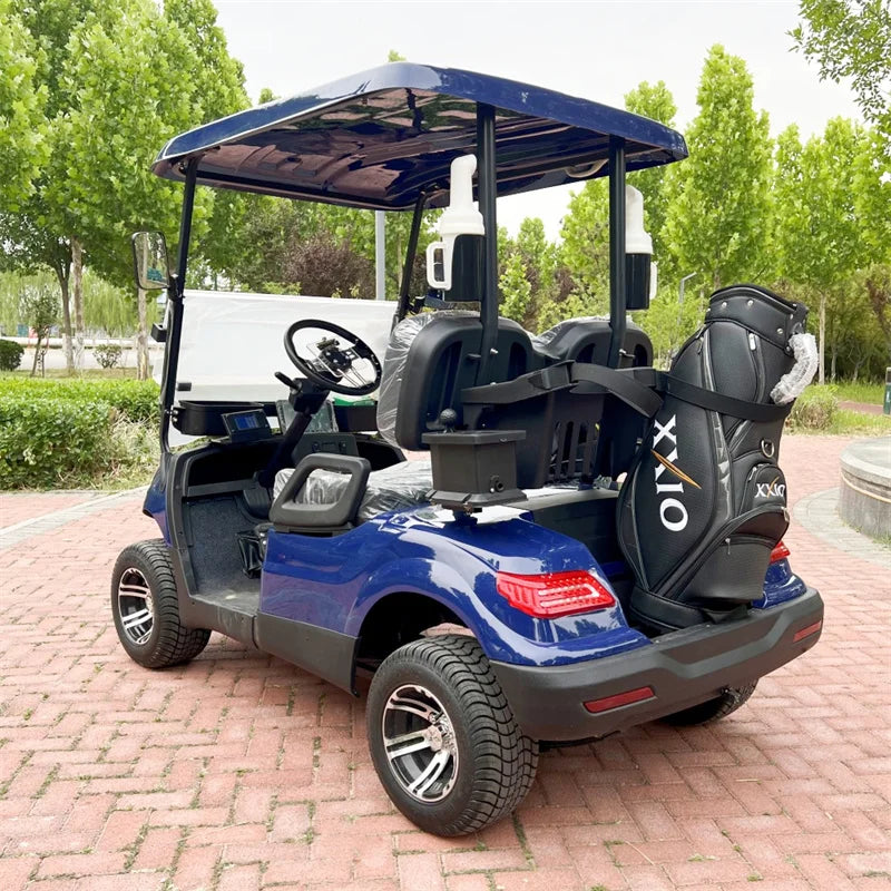 CE Approved 2 Seater Electric Golf Car For Tourist Electric Golf Cart With Golf Bag Holder
