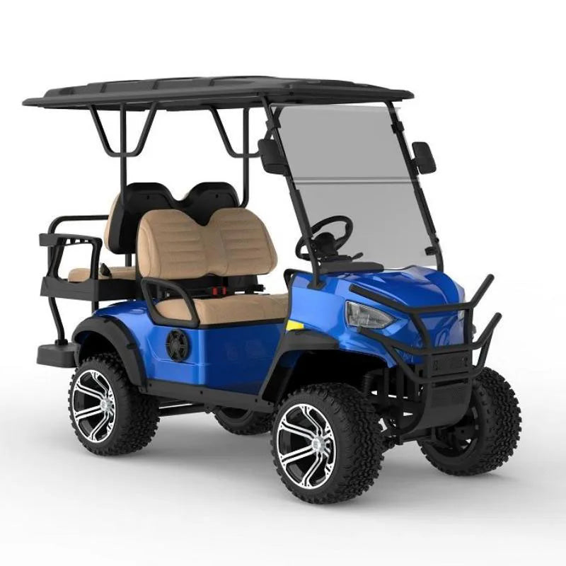 New Selling 2024 off Road Golf Cart 4 Passenger Street Legal Utility Tourist Beach Buggy Gasoline Golf Cart