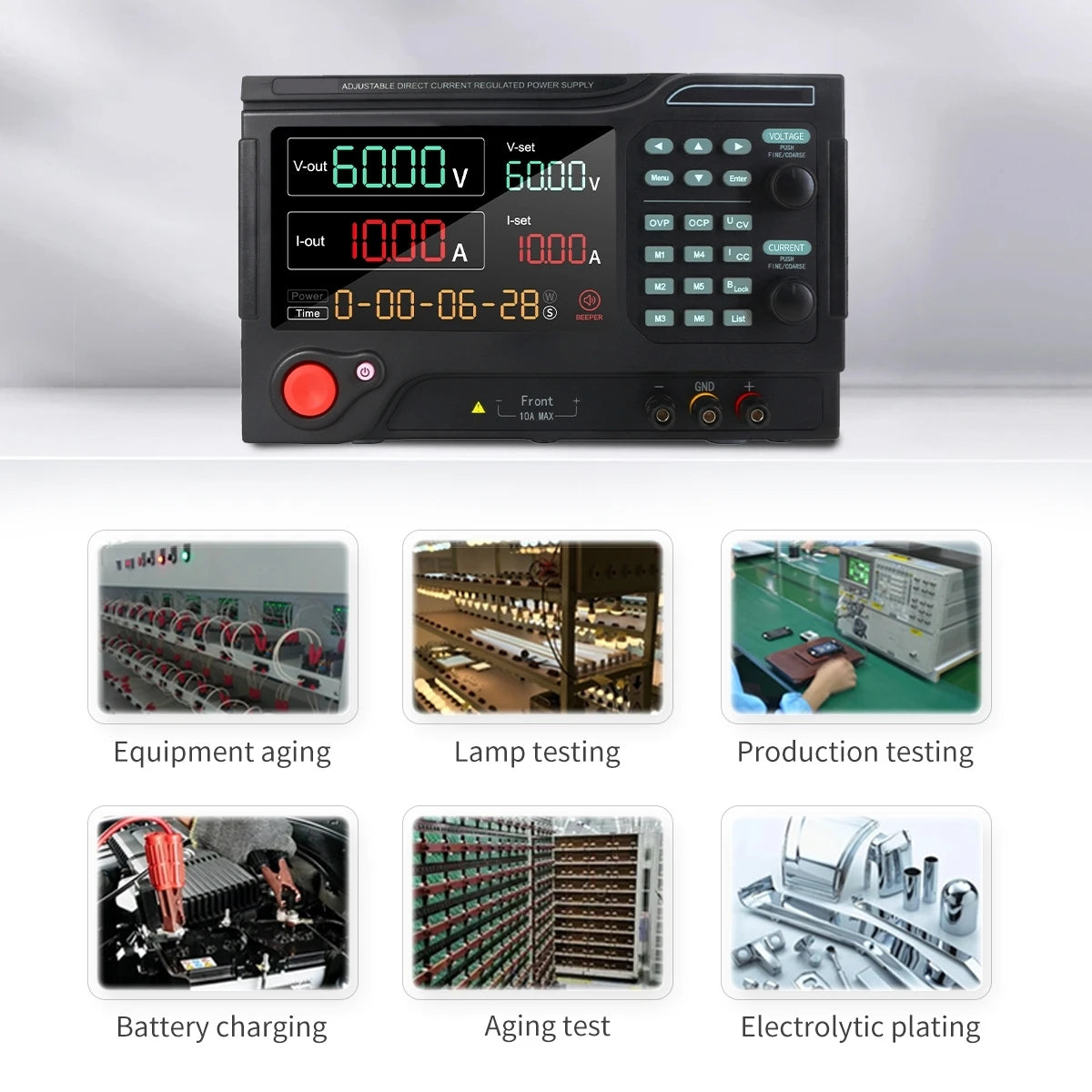 Laboratory Programmable Adjustable 32V 64V 150V 300V 400V 500V 600V 800V Variable 1A 3A 10a AC DC Power Supply