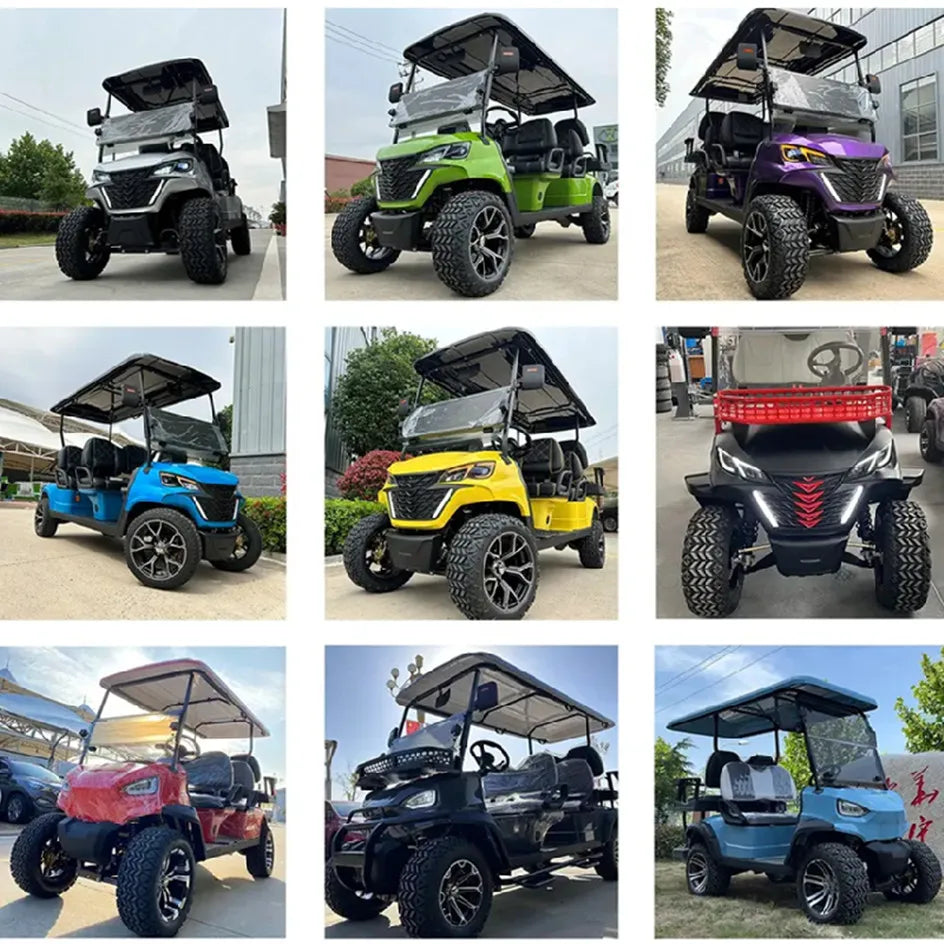 2025 Powerful 4 Wheel Club Car 5000W Motor Golf Buggy Cart Rapid Delivery Electric Car Street Legal