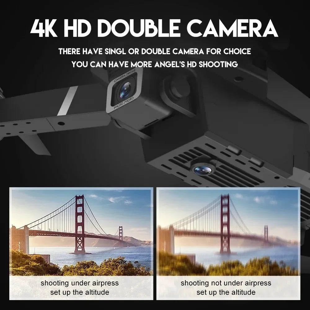 8k Professional 4K HD Camera Obstacle Avoidance Aerial Photography Optical Flow Foldable Quadcopter