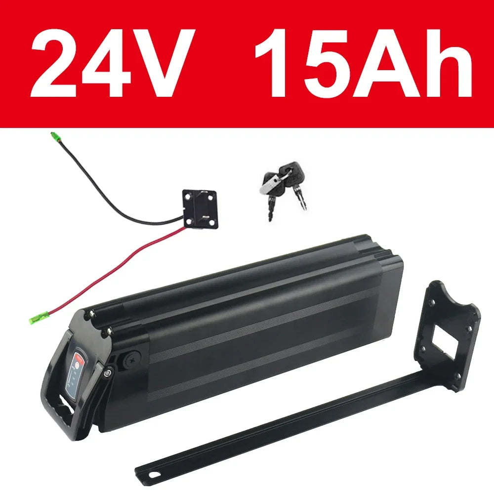 48V 20Ah 15Ah Silverfish Lithium Electric Bike 1000W 500W 24V 36V Lithium Ion Electric Bike Bicycle 48V18650Battery Pack+Charger