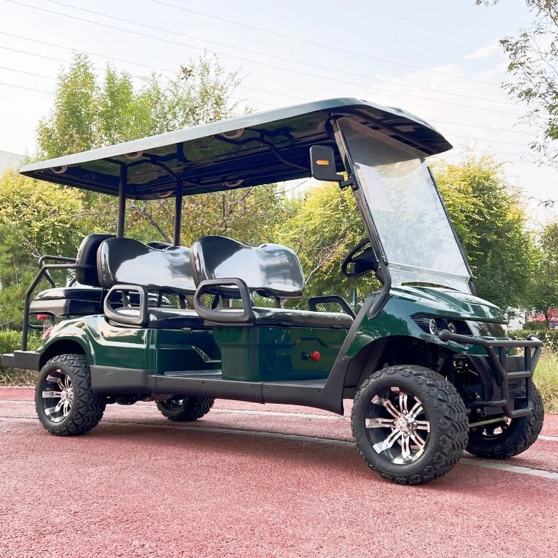 CE Approved 2 Seater Electric Golf Car For Tourist Electric Golf Cart With Golf Bag Holder