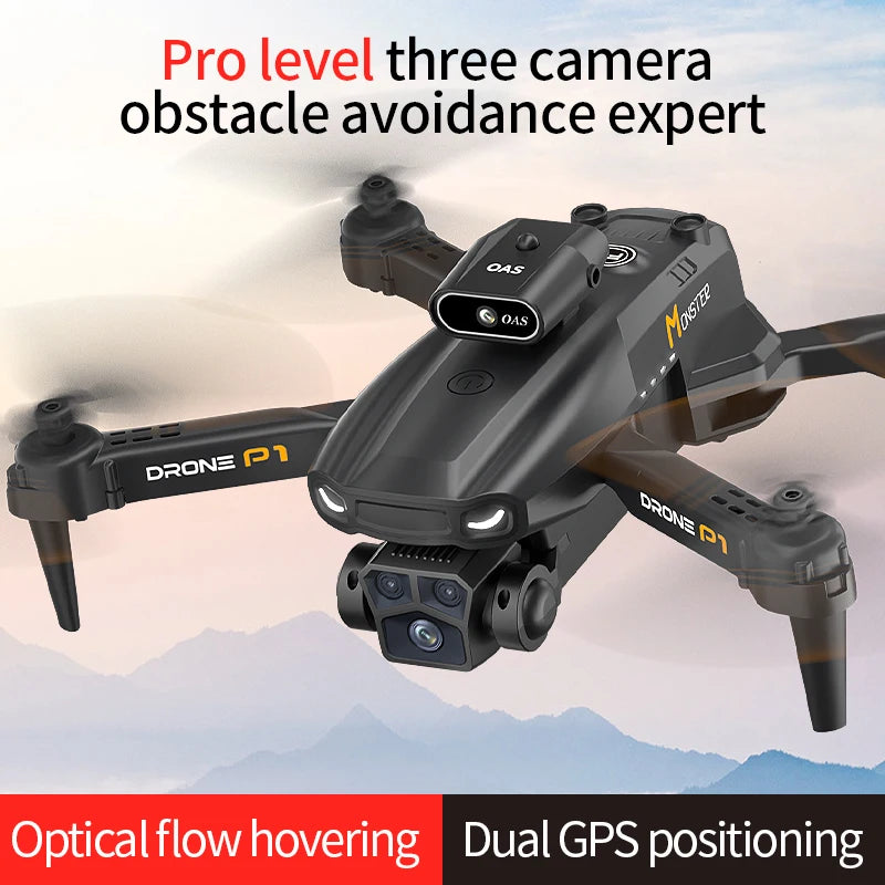 RC Drone Professional Dual HD Camera Aerial Photography FPV Helicopters Obstacle Avoidance Toys
