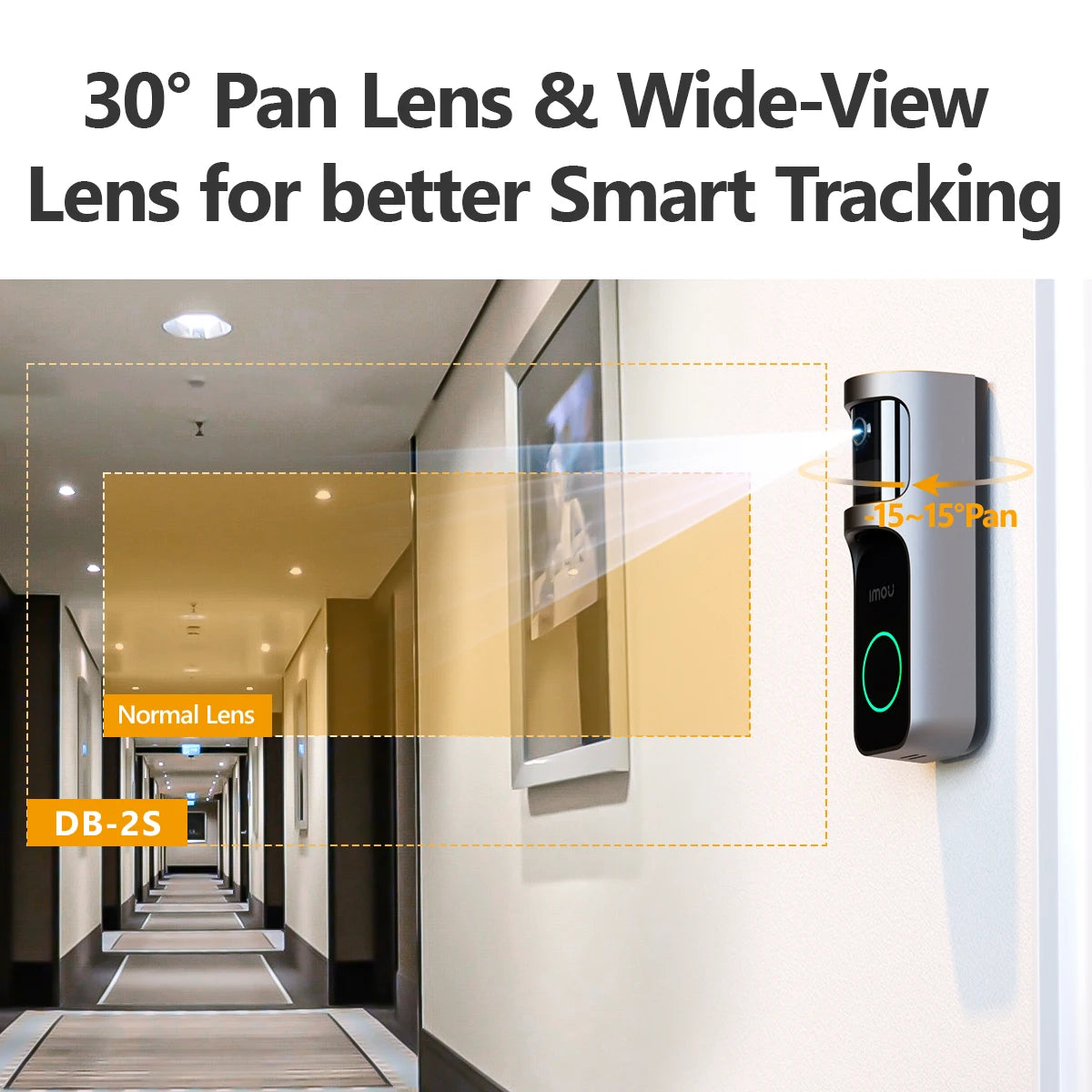 Video Doorbell 2S Kit WiFi Smart Video Intercom Human Detection Voice Talk Wireless with Chime