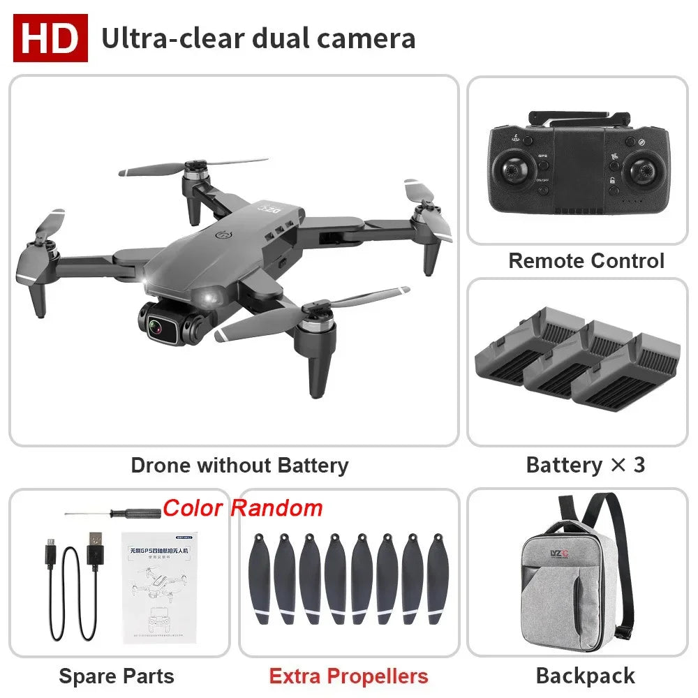 L900 Pro 4K Professional 5G GPS HD Dual Camera Photography Brushless Foldable Quadcopter