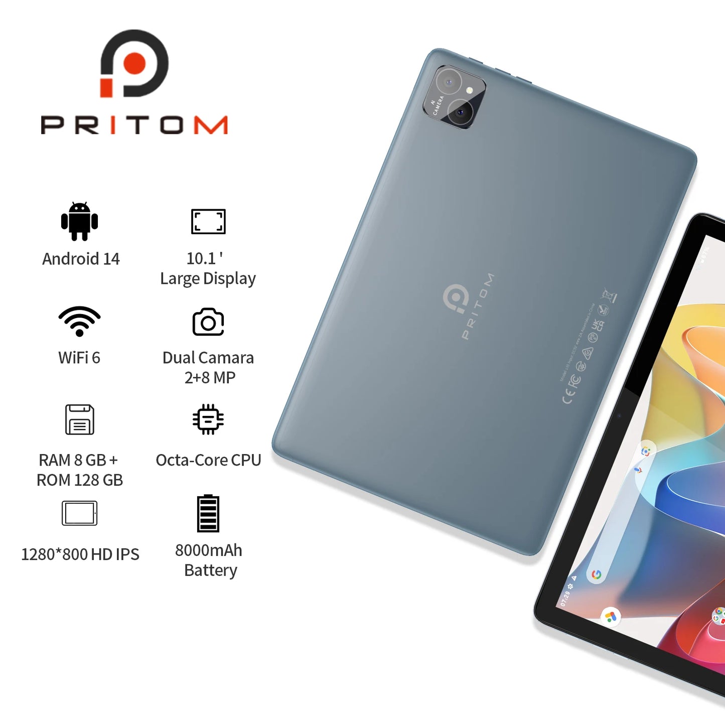 Android Tablet 10.1 Inch