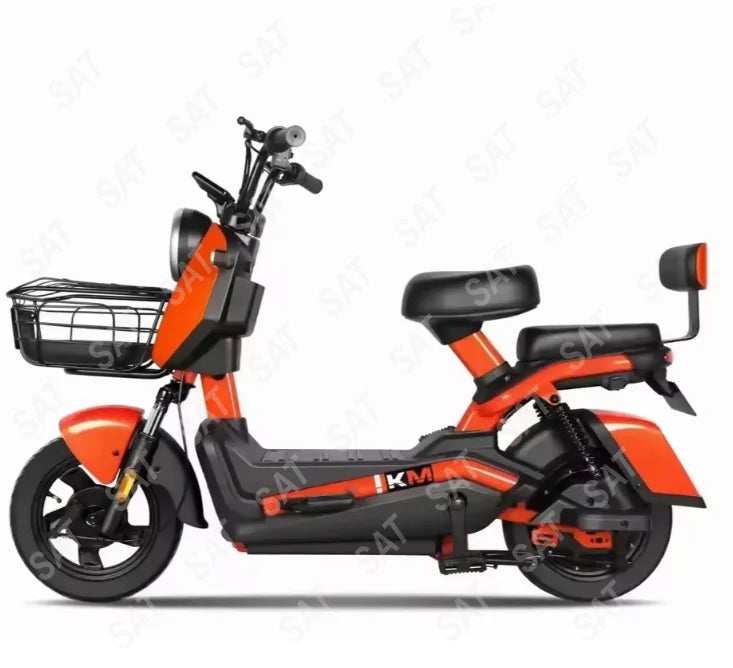 High Power Electric Bicycle Long Range 80km Ebike Lead Acid Battery Electric Scooter For Adult