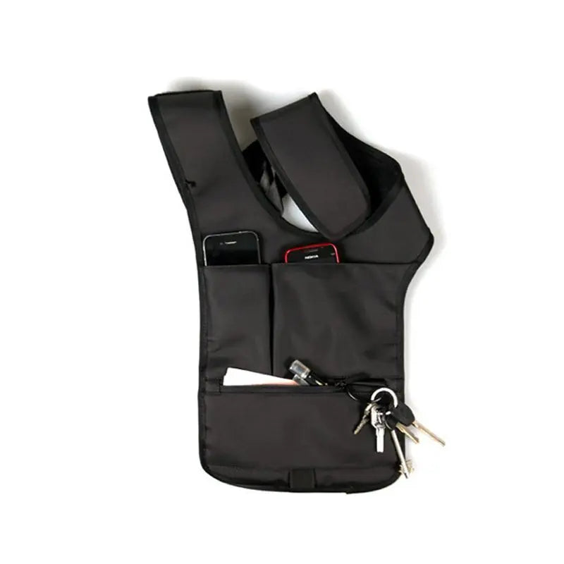Upgraded anti-theft hidden underarm bag trendy cell phone bag secret agent bag close crossbody purse women style shoulder bag
