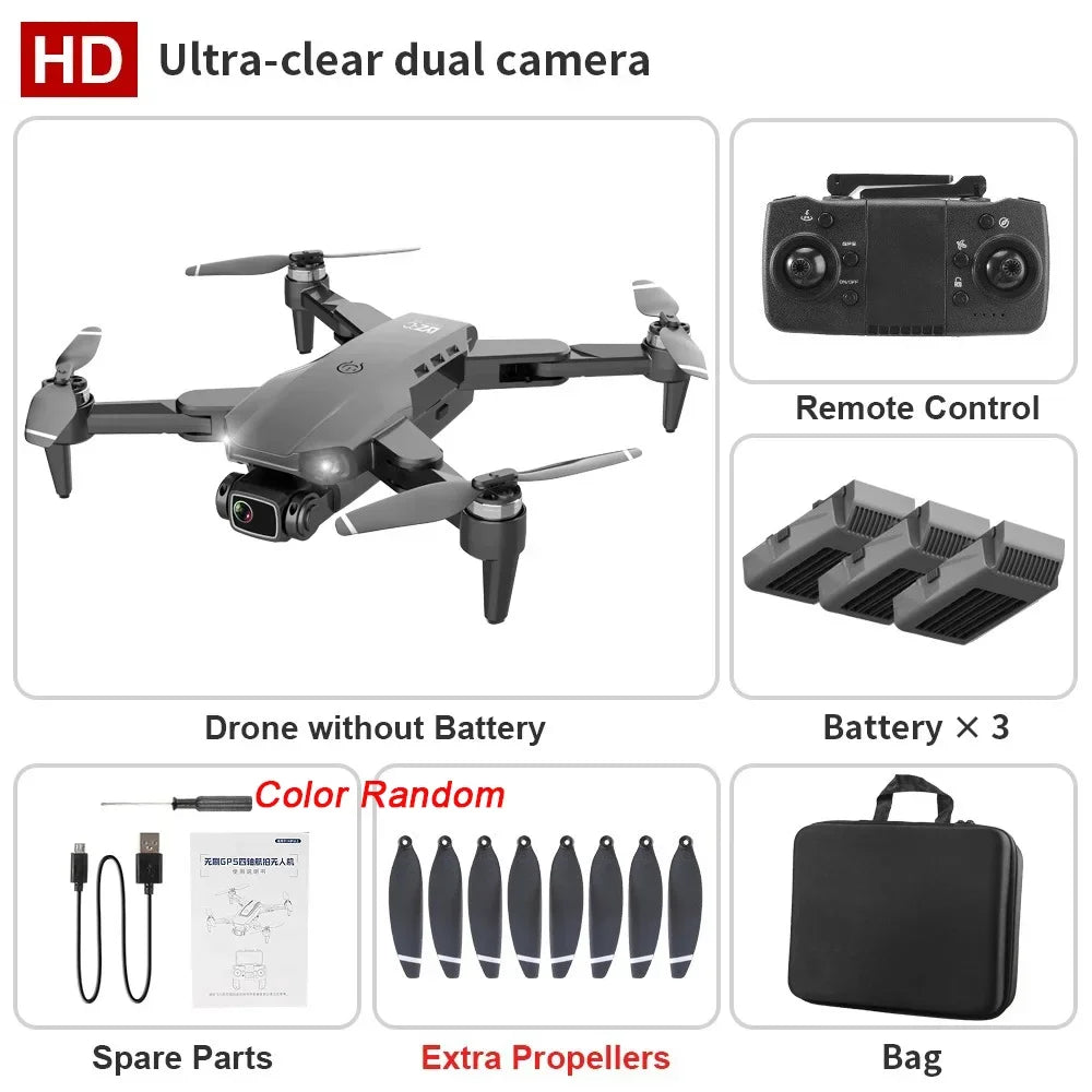 L900 Pro 4K Professional 5G GPS HD Dual Camera Photography Brushless Foldable Quadcopter