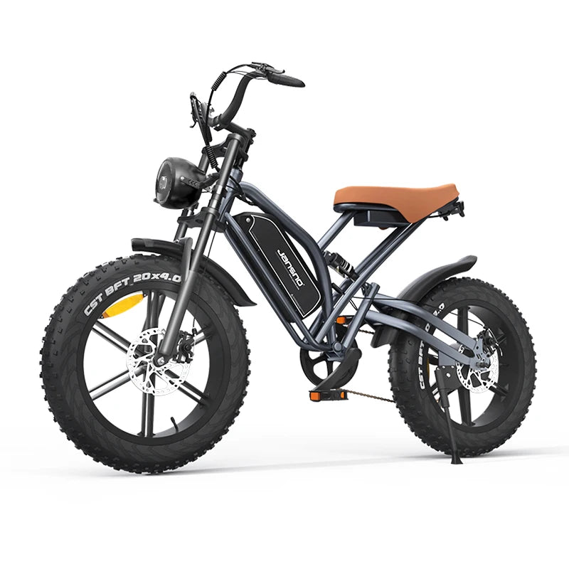 Adults Electric Bike JANSNO X50 750W 48V14AH Removable battery Accessori Fat Tire 20" Off Road Mountain Ebike Moped Style Ebike