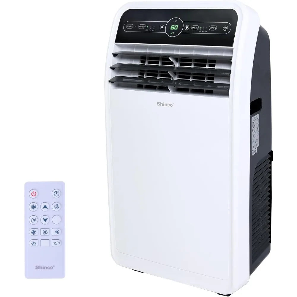 10,000 BTU Portable Air Conditioner, with Built-in Cool, Dehumidifier & Fan Modes