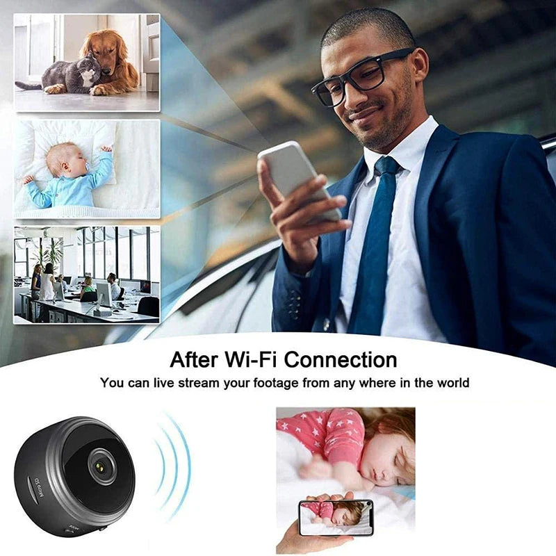 Mini Camera 1080P HD Video Recorder Wireless Security Monitor