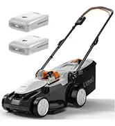 Cordless Lawn Mower 13 Inch, U20 Handy+ 20V Electric Lawn Mowers for Garden, Yard and Farm, 5 Heights Adjustment, Light Weight,4