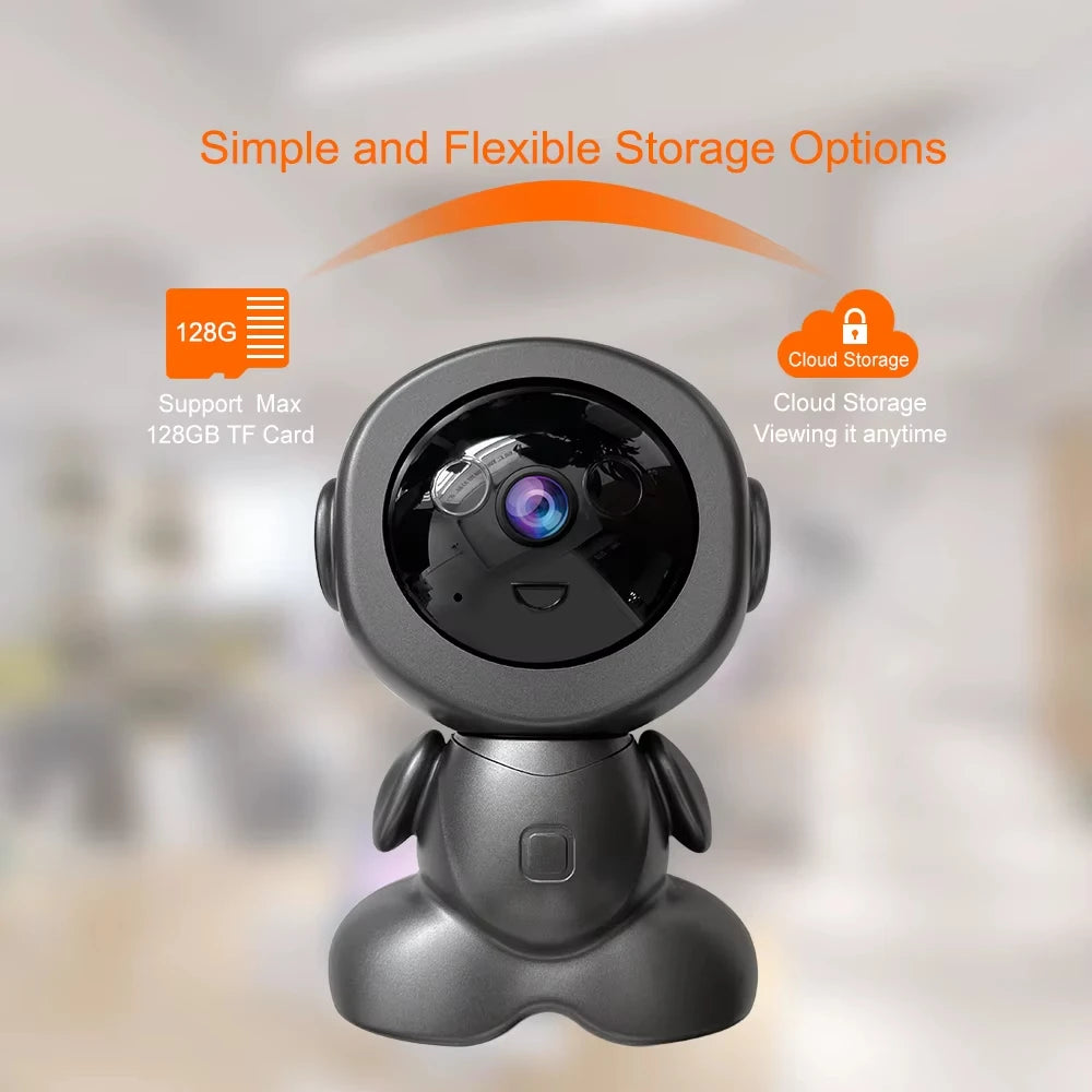 5MP Wireless WiFi Indoor Surveillance Camera Night Vision PTZ Two-way Voice Security Protection