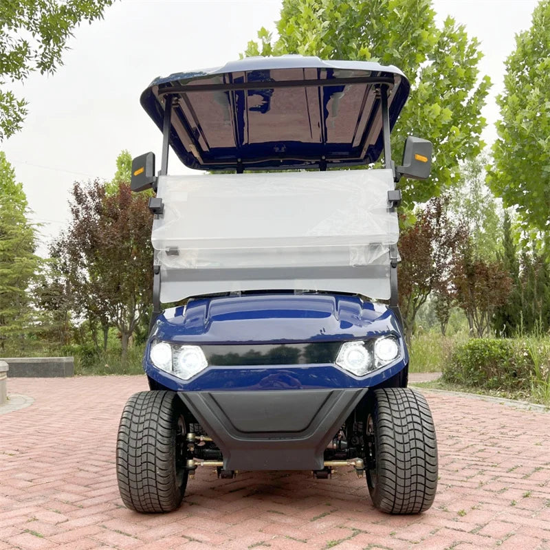 CE Approved 2 Seater Electric Golf Car For Tourist Electric Golf Cart With Golf Bag Holder