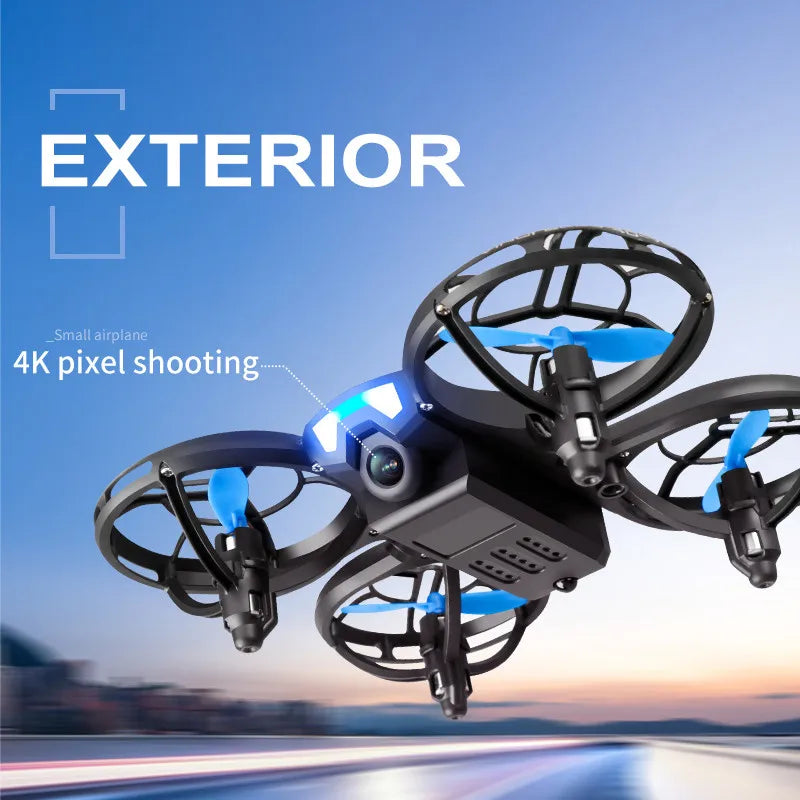 V8 New Mini Drone HD 1080P Wide Angle Camera WiFi FPV Helicopter Kids Toys 4DRC