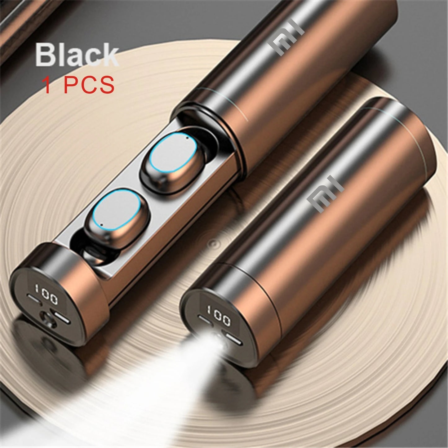 In Ear Earbuds TWS Bluetooth Headphones 8D Sound Gaming Waterproof LED Display With Mic