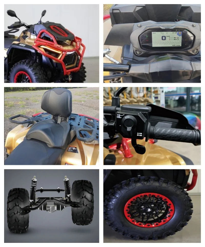 4x4 Atvs Off Road Four Wheel Off-road Motorcycle ATV UTV 4 Wheeler Quad Moto Bike MAX.Horsepower 1000cc ATV