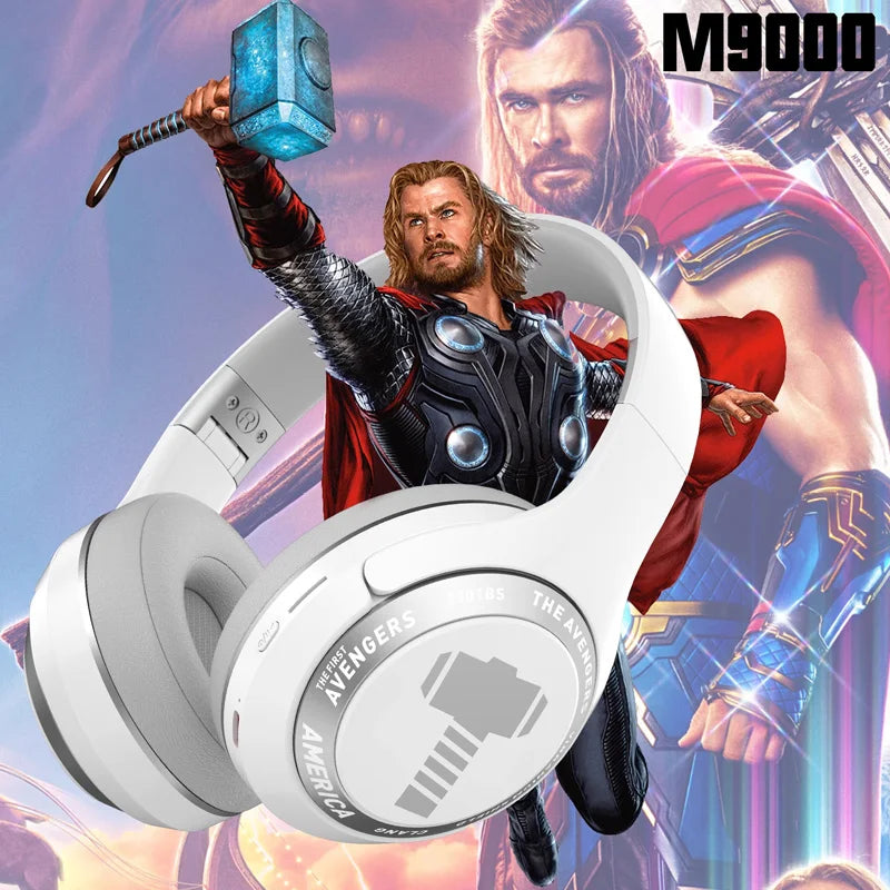 Marvel Spider Man Bluetooth Eagles Over ear Foldable Computer Wireless Headphones Noise Cancellation HIFI